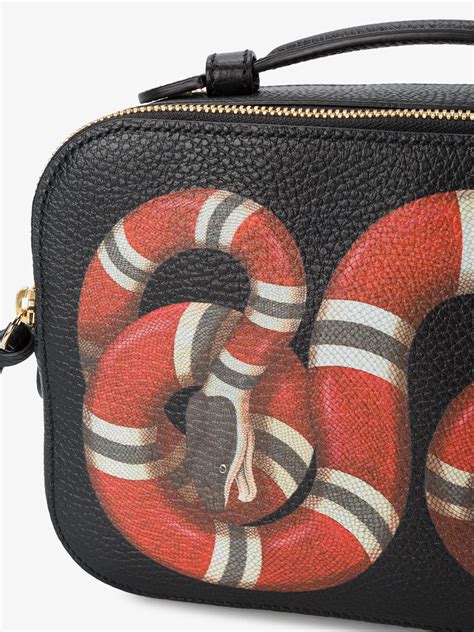 Gucci bag with snake buckle